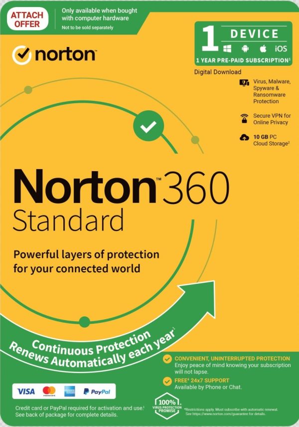 Norton 360 Standard 2025 – 1 Device, 1 Year | Digital Key (AU)